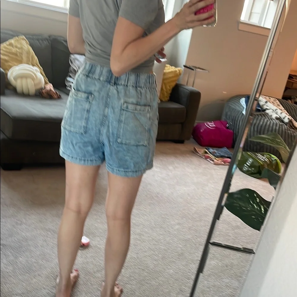 GAP Light Blue Jean Shorts for Women